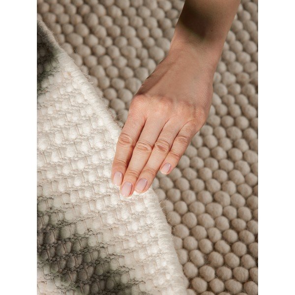 Covor bej țesut manual rotund din lână ø 200 cm Richmond Diana – Ted Baker-image-4