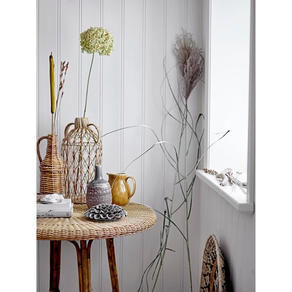 Cană carafă din gresie ceramică Bloomingville Rani, 1,2 l, galben-image-1