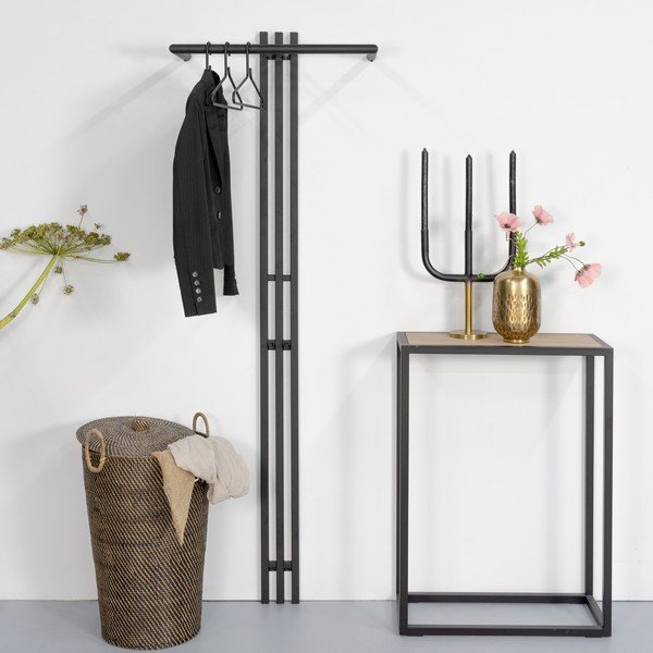 Cuier de perete negru din metal 65 cm Senza – Spinder Design-image-1