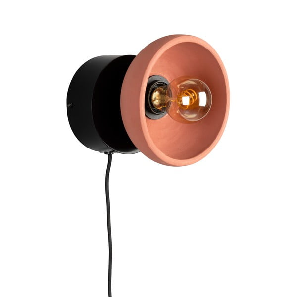 Aplică de perete în culoarea somonului/neagră Zahra – Dutchbone