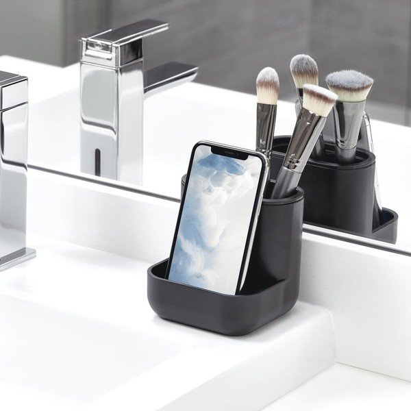 Organizator cosmetice iDesign Cade, negru-image-2
