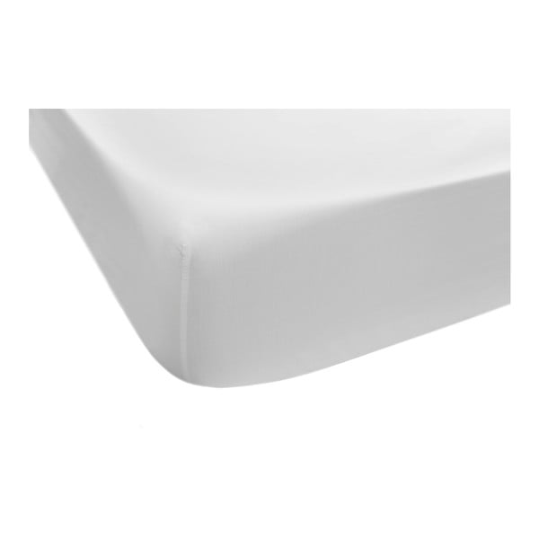 Cearșaf din bumbac cu elastic L'Officiel Interiors, 180 x 200 cm, alb
