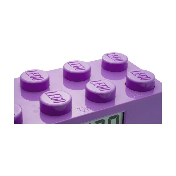 Ceas deșteptător LEGO® Brick, mov-image-1