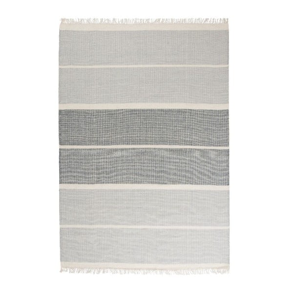 Covor de lână țesut manual Linie Design Refine, 160 x 230 cm, albastru 