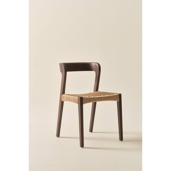 Scaun de dining în culoare naturală din lemn de stejar Vikdalen – Jotex-image-1