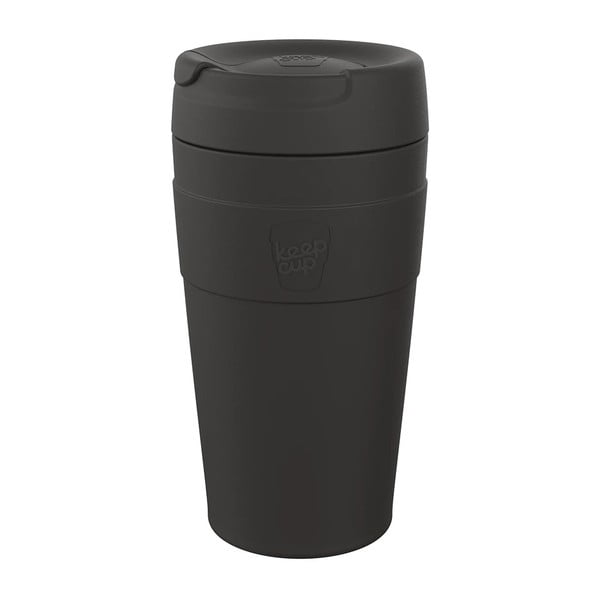 Cană termos neagră 454 ml  Helix Thermal Black L – KeepCup