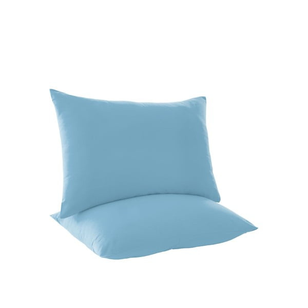 Set 2 perne din bumbac EnLora Home DuzBoya Sea Blue, 50 x 70 cm, albastru