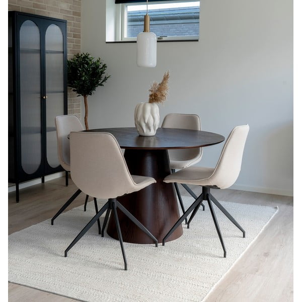 Scaune de dining bej 2 buc. Monaco – House Nordic-image-1