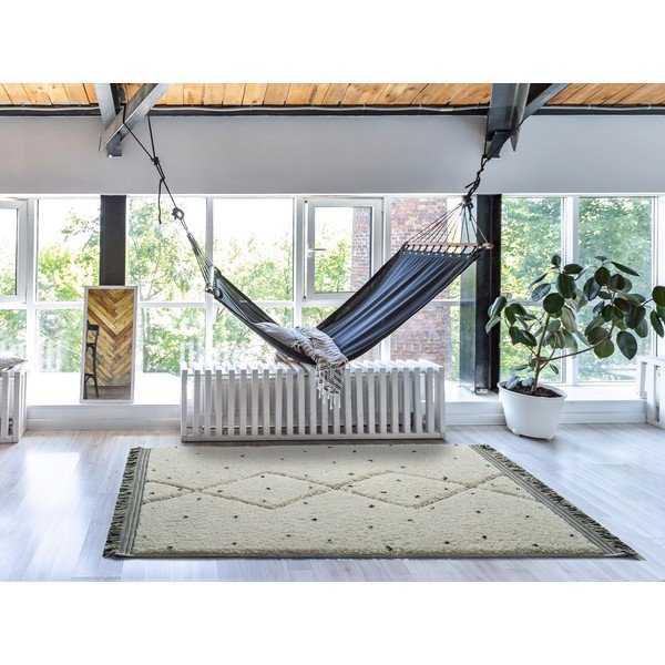 Covor Universal Horizon Dots, 76 x 150 cm, bej-image-2