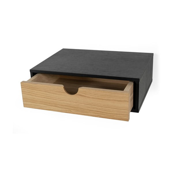 Noptieră de perete Woodman Farsta, negru-image-2