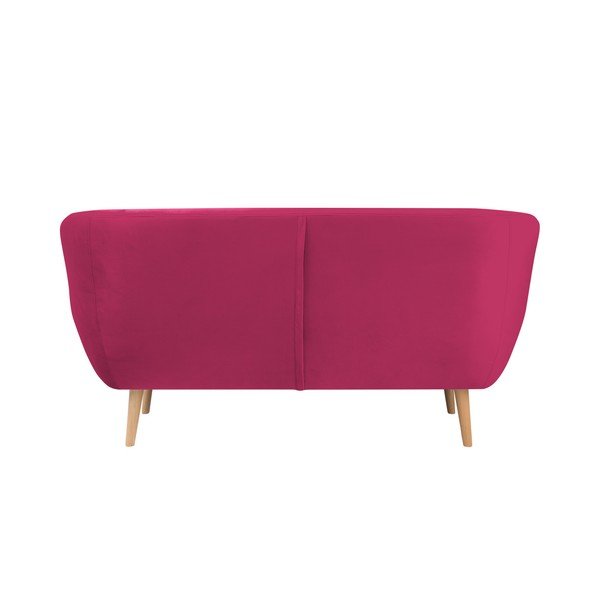 Canapea cu 2 locuri Mazzini Sofas AMELIE, roz-image-3