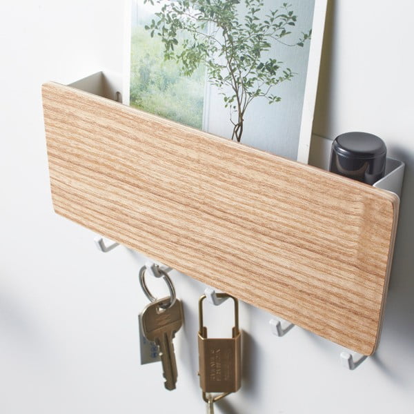 Cuier alb pentru chei YAMAZAKI Rin-image-2