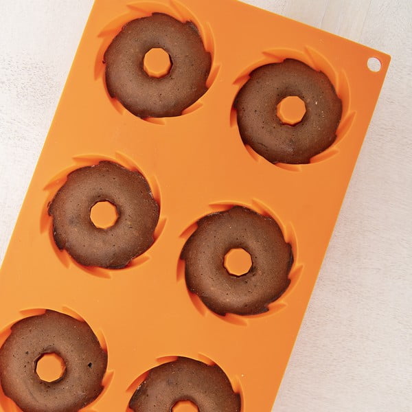 Formă de copt pentru mini-prăjiturele Bundt din silicon 17x28 cm – Orion-image-1