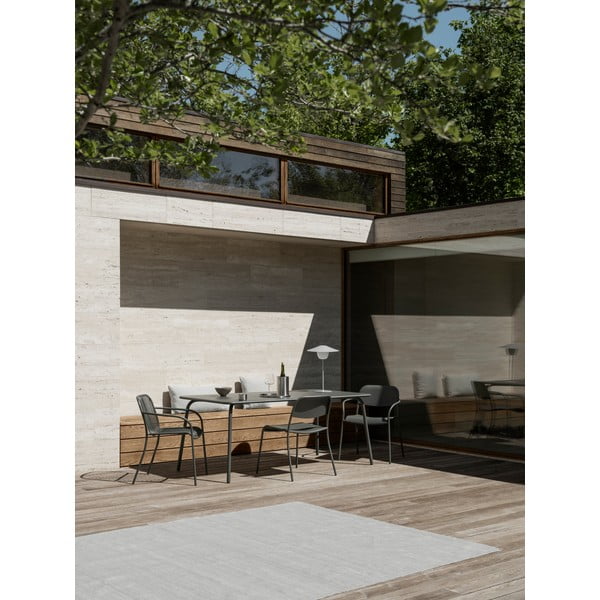 Covor pentru exterior și interior grej din fibre reciclate 140x200 cm Tendor – Blomus-image-1