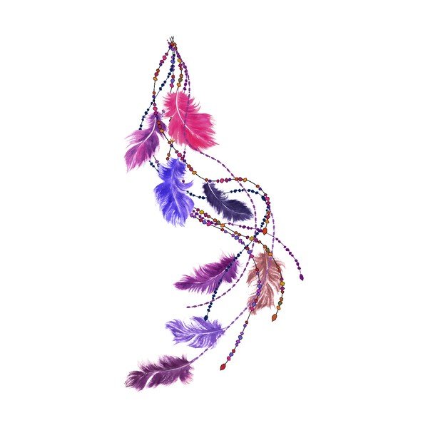 Autocolant Ambiance Boho Feathers-image-3