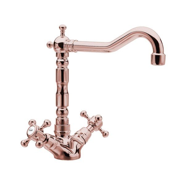 Baterie roz pentru chiuvetă înaltă Antea – Sapho