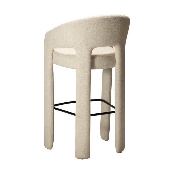 Scaun de bar bej (înălțime șezut 77 cm) Splendor – DAN-FORM Denmark-image-3