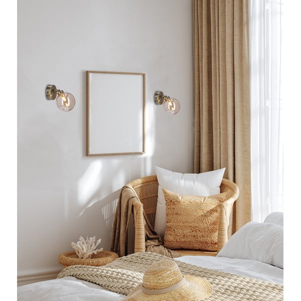 Aplică de perete în culoarea bronz ø 10 cm Rodia – Candellux Lighting-image-1