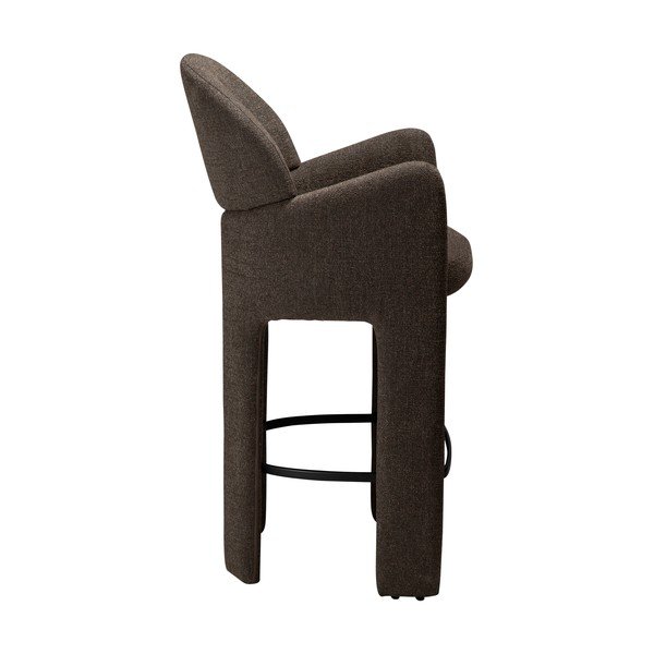 Scaun de bar maro (înălțime șezut 68,5 cm) Aole – DAN-FORM Denmark-image-2