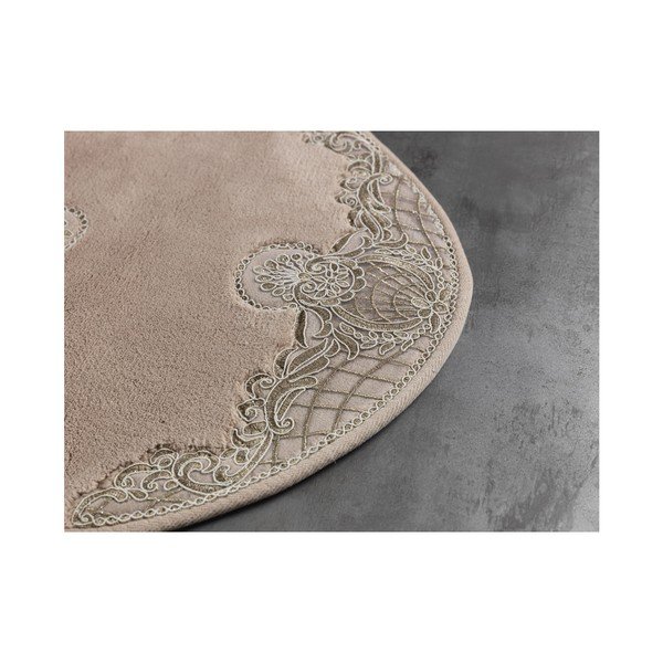 Covoraş de baie din bumbac Confetti Bathmats Elegant, maro deschis-image-1