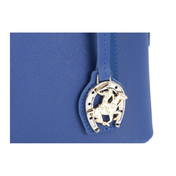 Geantă din piele ecologică Beverly Hills Polo Club Dedra, albastru-image-4