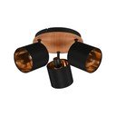 Spot negru/în culoare naturală ø 12 cm Tommy – Reality