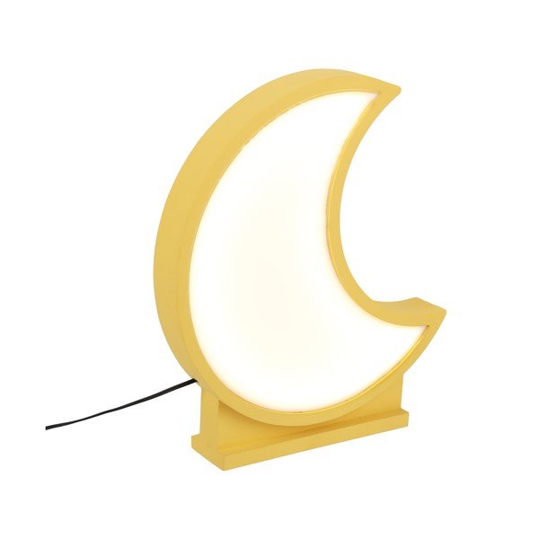Veioză pentru copii galbenă Moon – Candellux Lighting-image-4