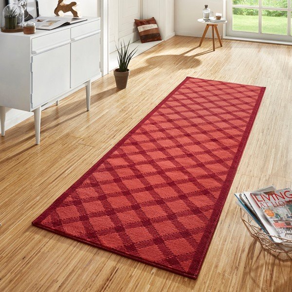 Covor Hanse Home Basic, 80 x 400 cm, roșu-image-1