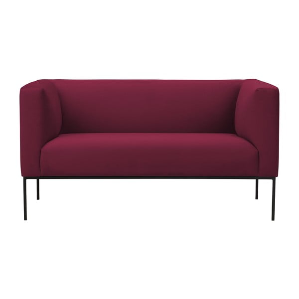 Canapea cu două locuri Windsor & Co Sofas Neptune, roşu