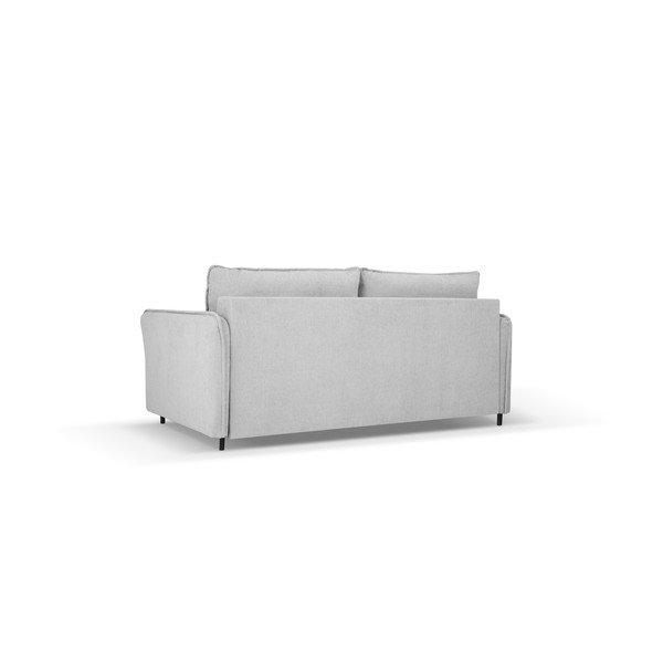 Canapea gri deschis extensibilă 166 cm Dalida – Micadoni Home-image-4