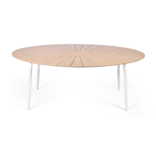 Set de 4 scaune albe Jaanna și masă Marienlist - Bonami Essentials-image-1