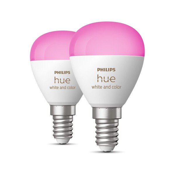 Becuri smart E14, 2 buc. 5 W White and color ambiance – Philips Hue-image-1