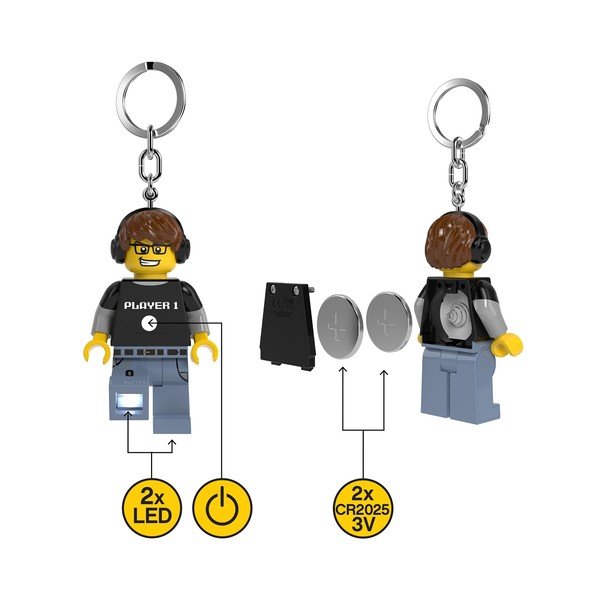 Breloc cu lanternă Player – LEGO®-image-3