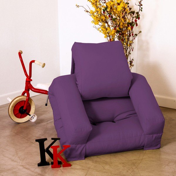 Fotoliu pentru copii Karup Baby Hippo Purple-image-1