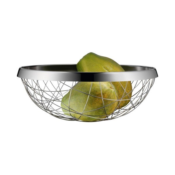 Coș din oțel inoxidabil pentru fructe WMF Cromargan® Lounge Living, ⌀ 30 cm-image-1