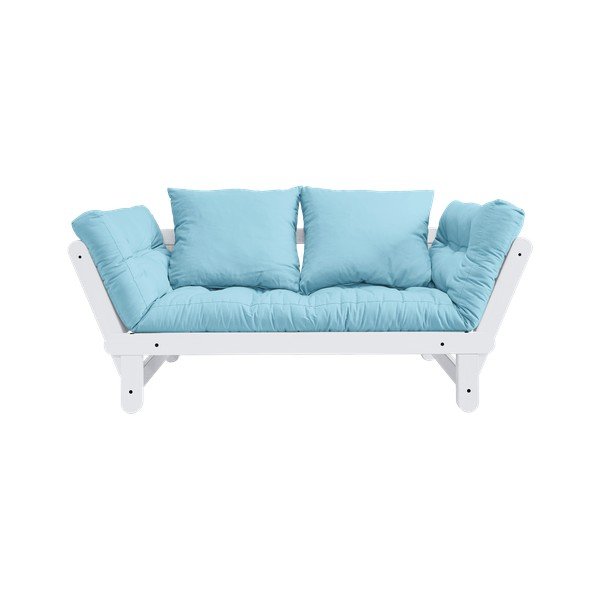 Canapea variabilă Karup Design Beat White/Light Blue