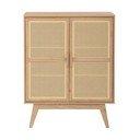 Dulap în culoare naturală cu aspect de lemn de stejar 87x110 cm Bridget – Støraa