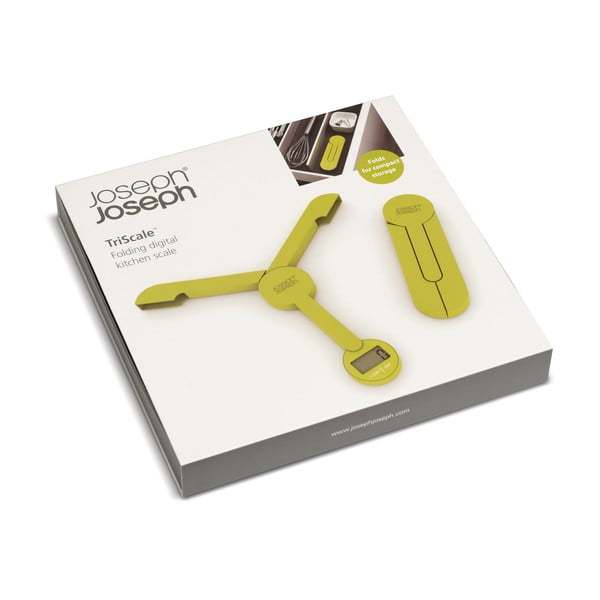 Cântar pliabil digital Joseph Joseph TriScale, verde-image-2