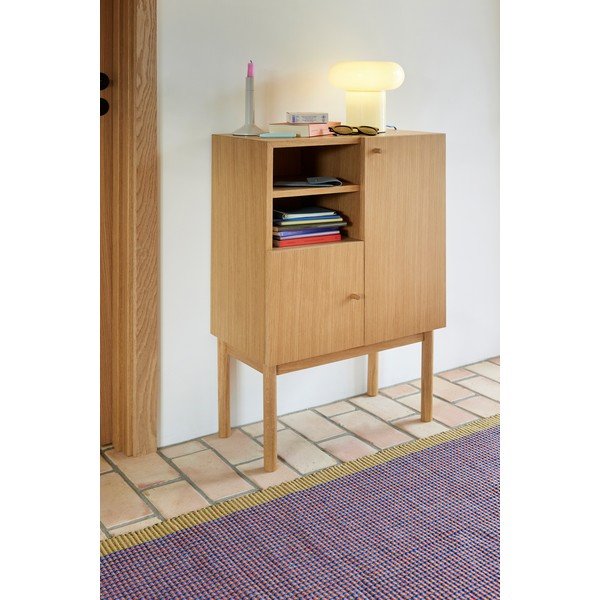 Dulap în culoare naturală cu aspect de lemn de stejar 60x90x34 cm Nobby – Hübsch-image-2