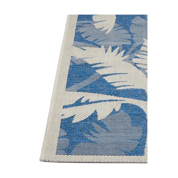Covor adecvat pentru exterior Floorita Palms Blue, 160 x 230 cm, gri - albastru-image-1