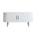 Comodă TV albă 120x56x40 cm Nola – Unique Furniture