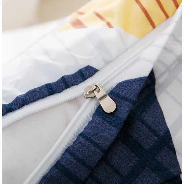 Lenjerie de pat din microsatin pentru pat de o persoană cu 3 piese 140x200 cm Amelie – My House-image-4