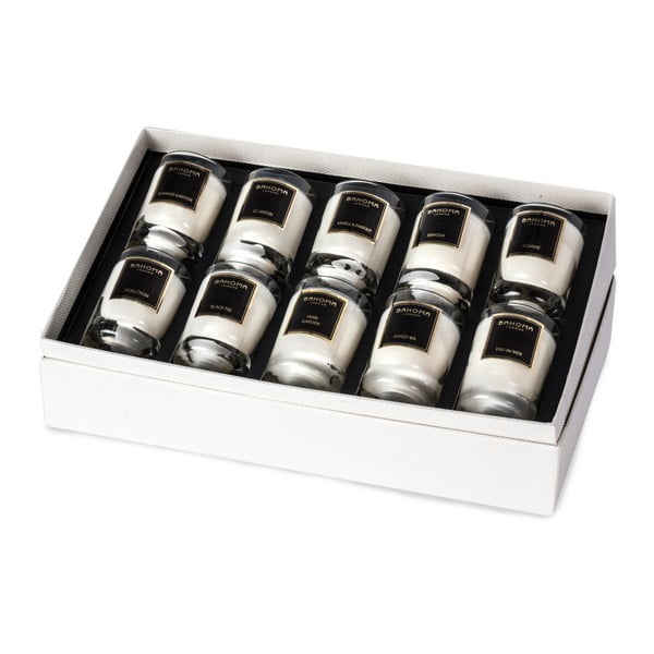 Set 10 mini lumânări parfumate Bahoma Classic