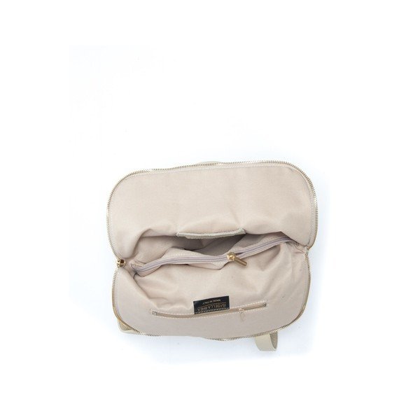 Rucsac din piele Isabella Rhea Iris, bej -image-2