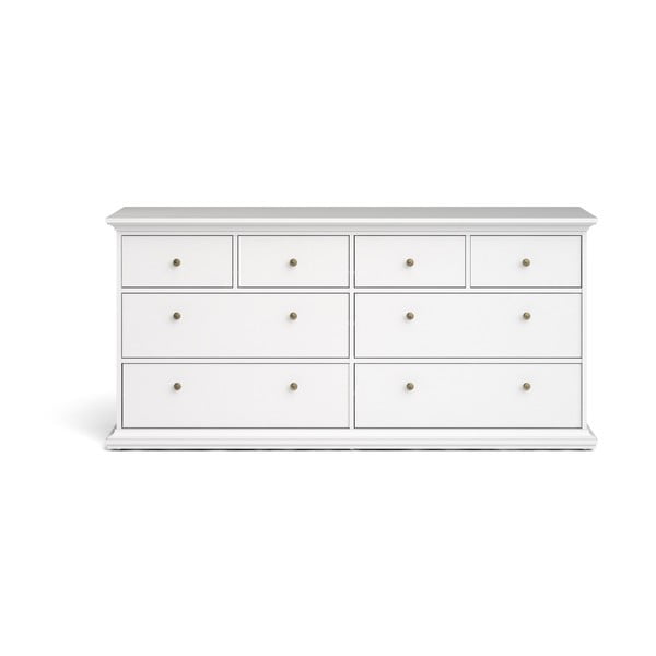 Comodă albă joasă 183x87 cm Paris – Tvilum