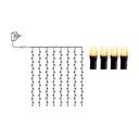 Șirag luminos pentru exterior cu LED Star Trading Curtain, lungime 1,3 m