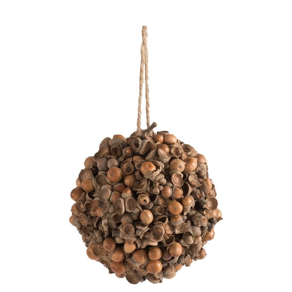 Decorațiune suspendată cu ghinde J-Line Nuts, ⌀ 15 cm
