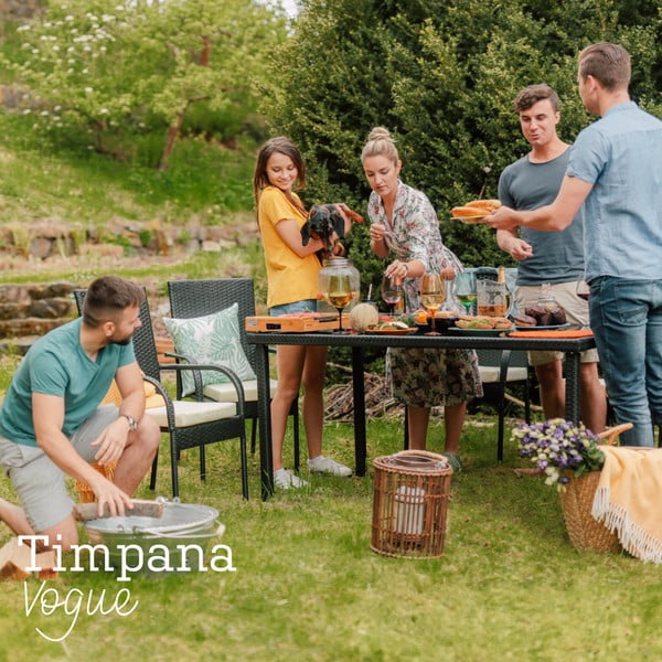 Set mobilier grădină din ratan artificial Timpana Vogue-image-1
