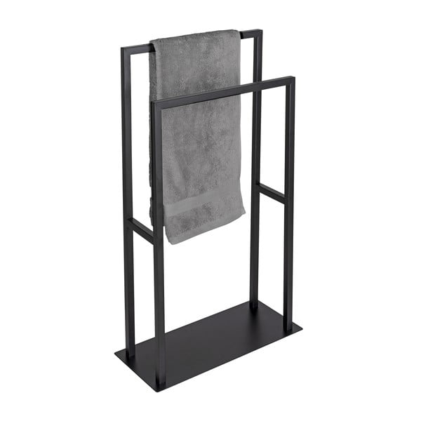 Suport pentru prosoape negru din oțel inoxidabil Rivaltana – Wenko-image-4