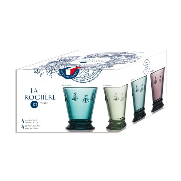 Pahare 4 buc. 260 ml Abeille – La Rochére-image-3